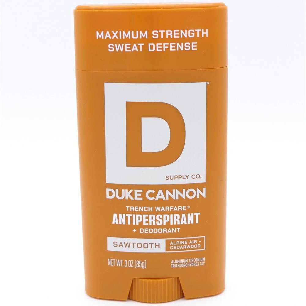 Duke Cannon Trench Warfare Antiperspirant + Deodorant Stick Sawtooth 3 oz 12/26